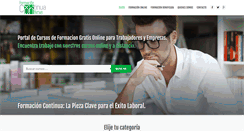 Desktop Screenshot of formacioncontinuaonline.com